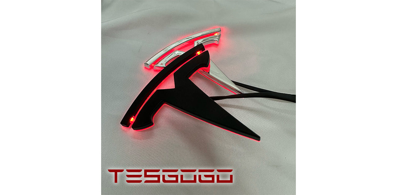 TESGOGO Led Trunk Illuminated Badge For Model3/Y/X/S